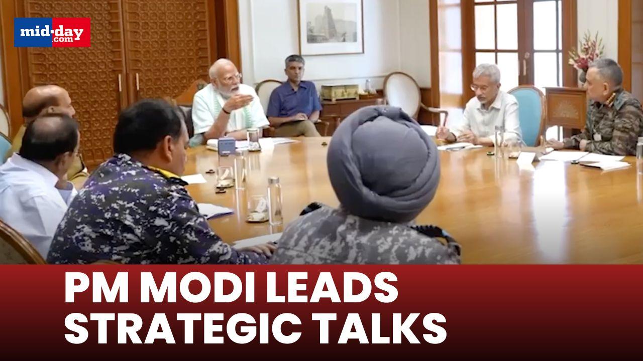 PM Modi Reviews Security With Top Officials Post India-Pakistan Ceasefire
