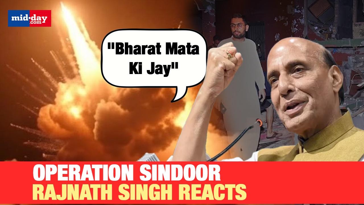 Operation Sindoor: Rajnath Singh hails the strike, Says 'Bharat Mata Ki Jai'