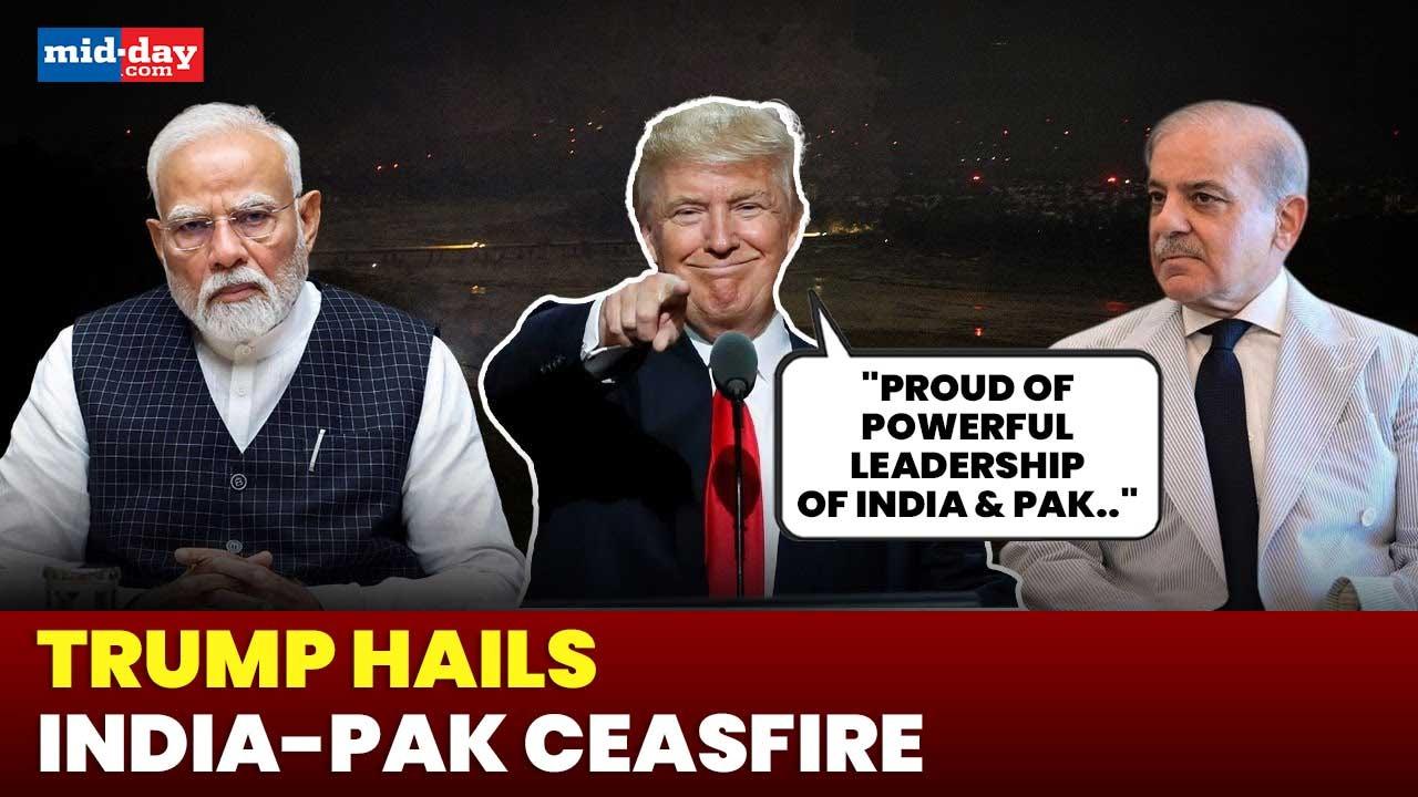 Trump hails cessation of conflict between India and Pakistan